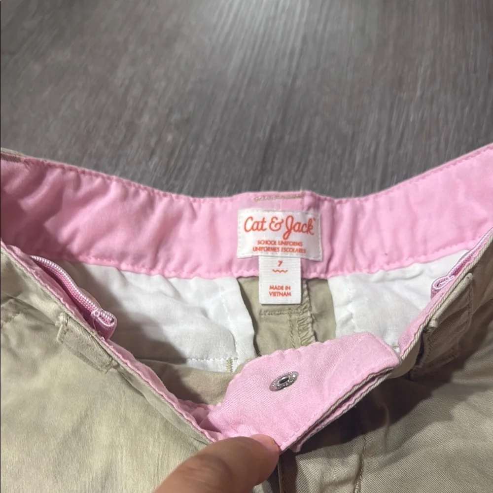 Cat & Jack Pink and Tan Shorts